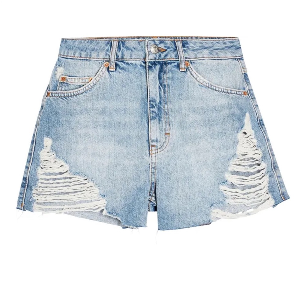 Super Rip Denim Mom Shorts size 2
TOPSHOP
